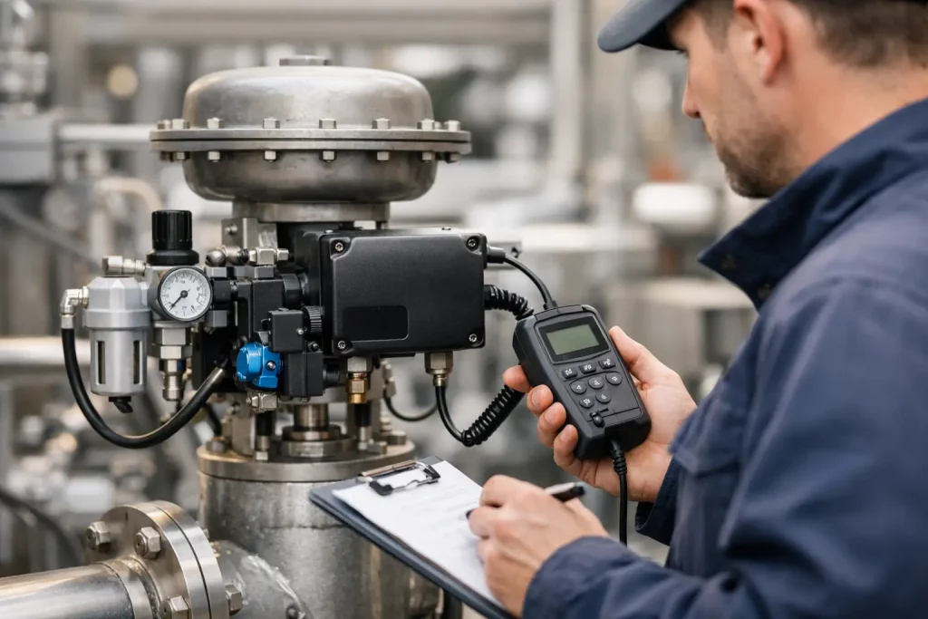 Electro Pneumatic Positioner Troubleshooting Guide