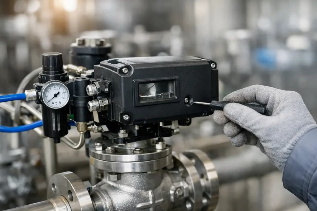 How to Calibrate Electro Pneumatic Positioner