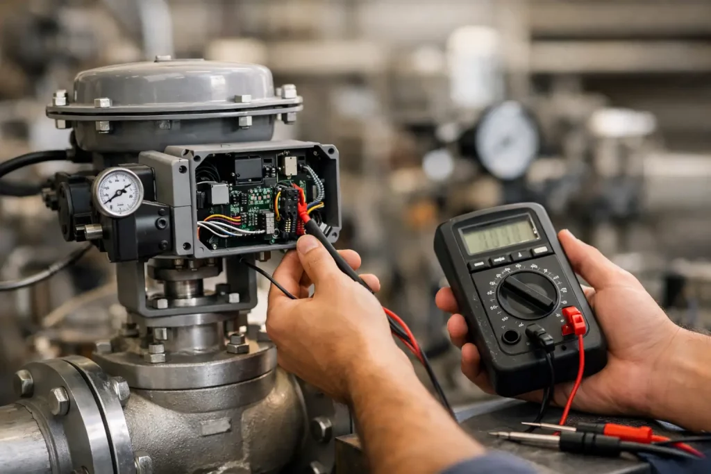 Positioner Feedback Signal Troubleshooting