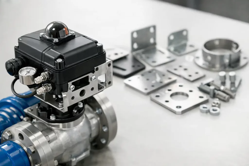 Pneumatic Positioner Mounting Bracket Selection