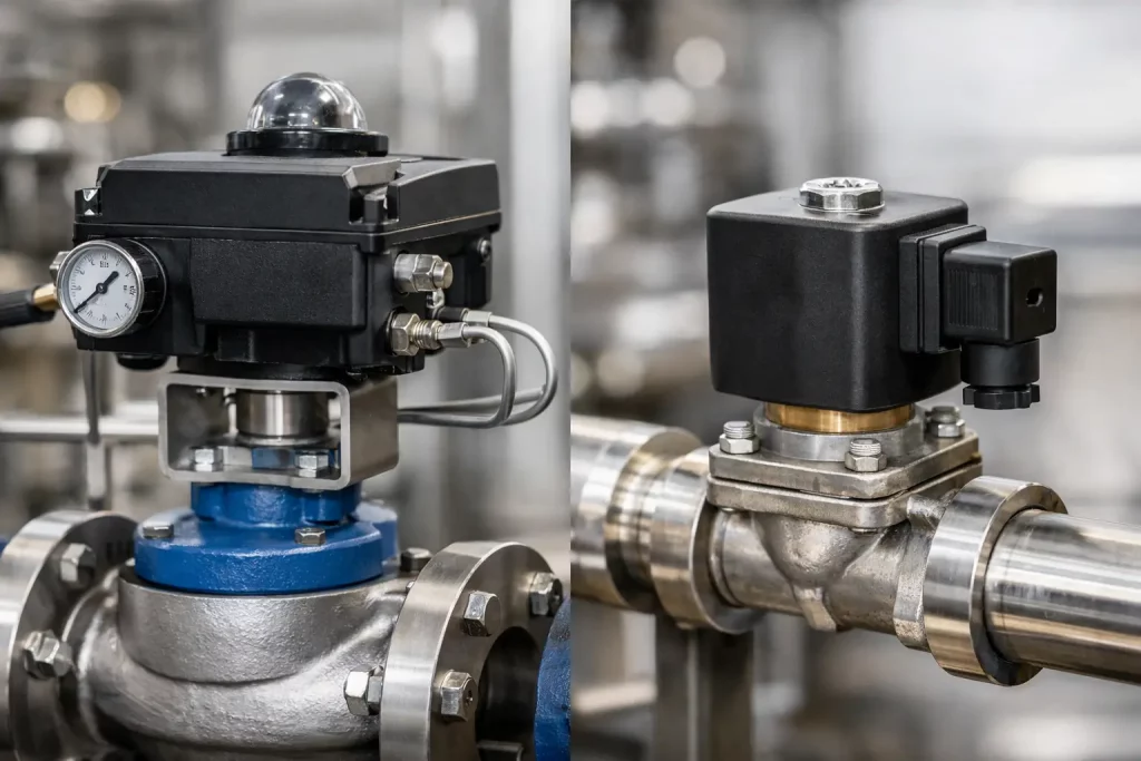 Positioner vs Solenoid Valve Differences